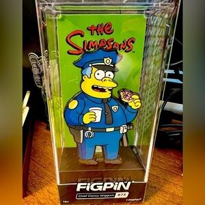 The Simpsons, Chief Wiggam FIGPIN. New in box